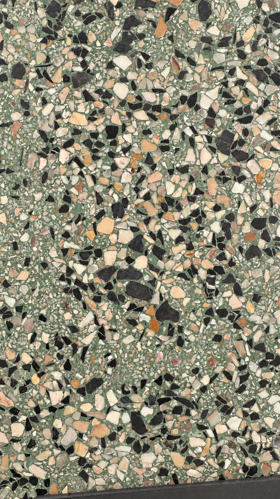 Green terrazzo